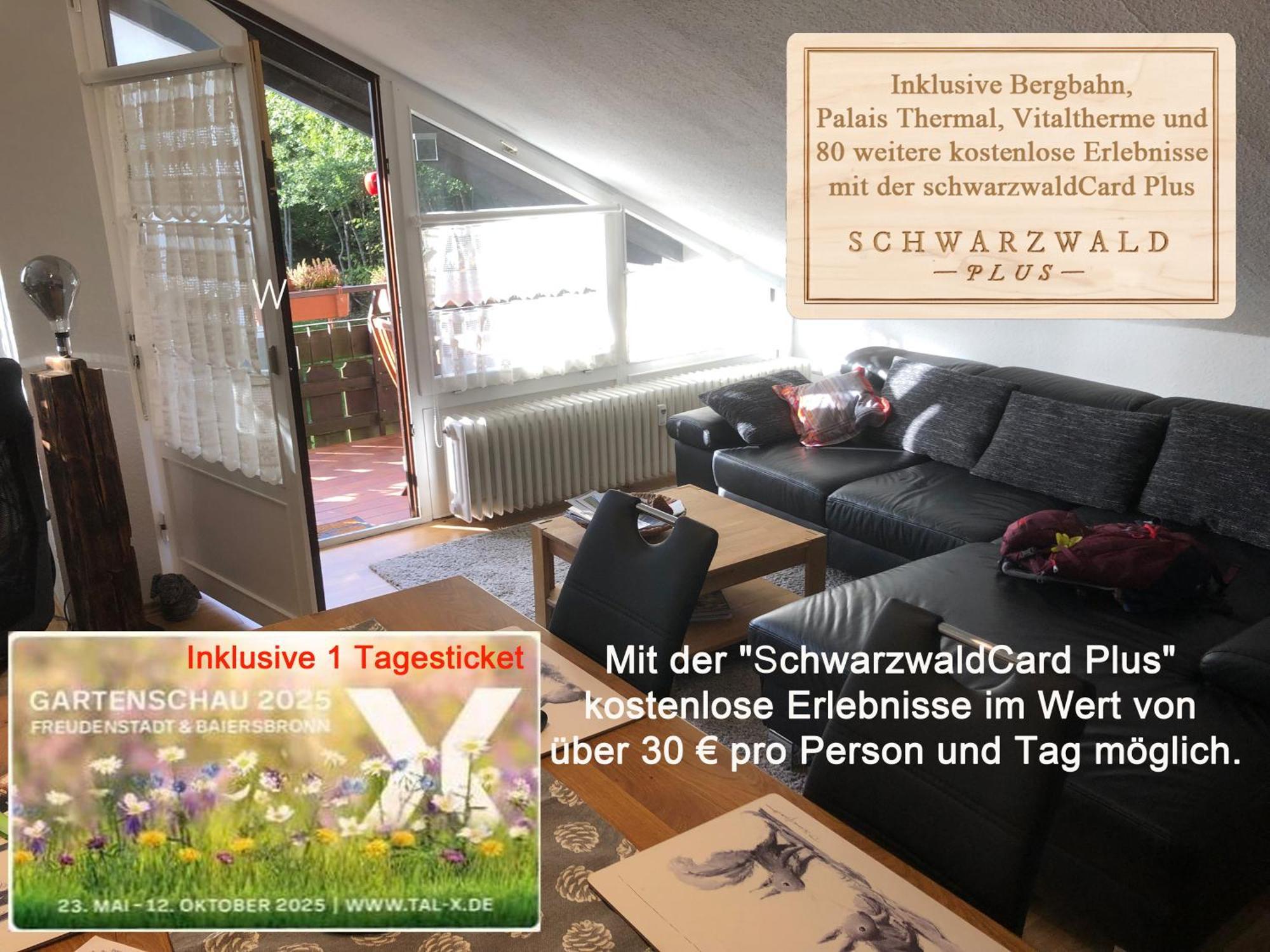 Ferienwohnung Kuckuck Auf Dem Sommerberg Incl Schwarzwaldcard Plus - 2 Zimmer 50Qm Бад-Вильдбад Экстерьер фото